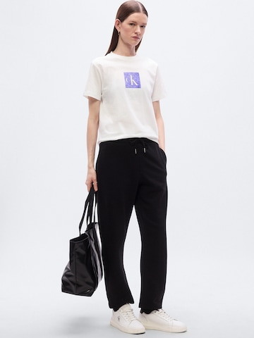 Calvin Klein Jeans Koszulka w kolorze biały