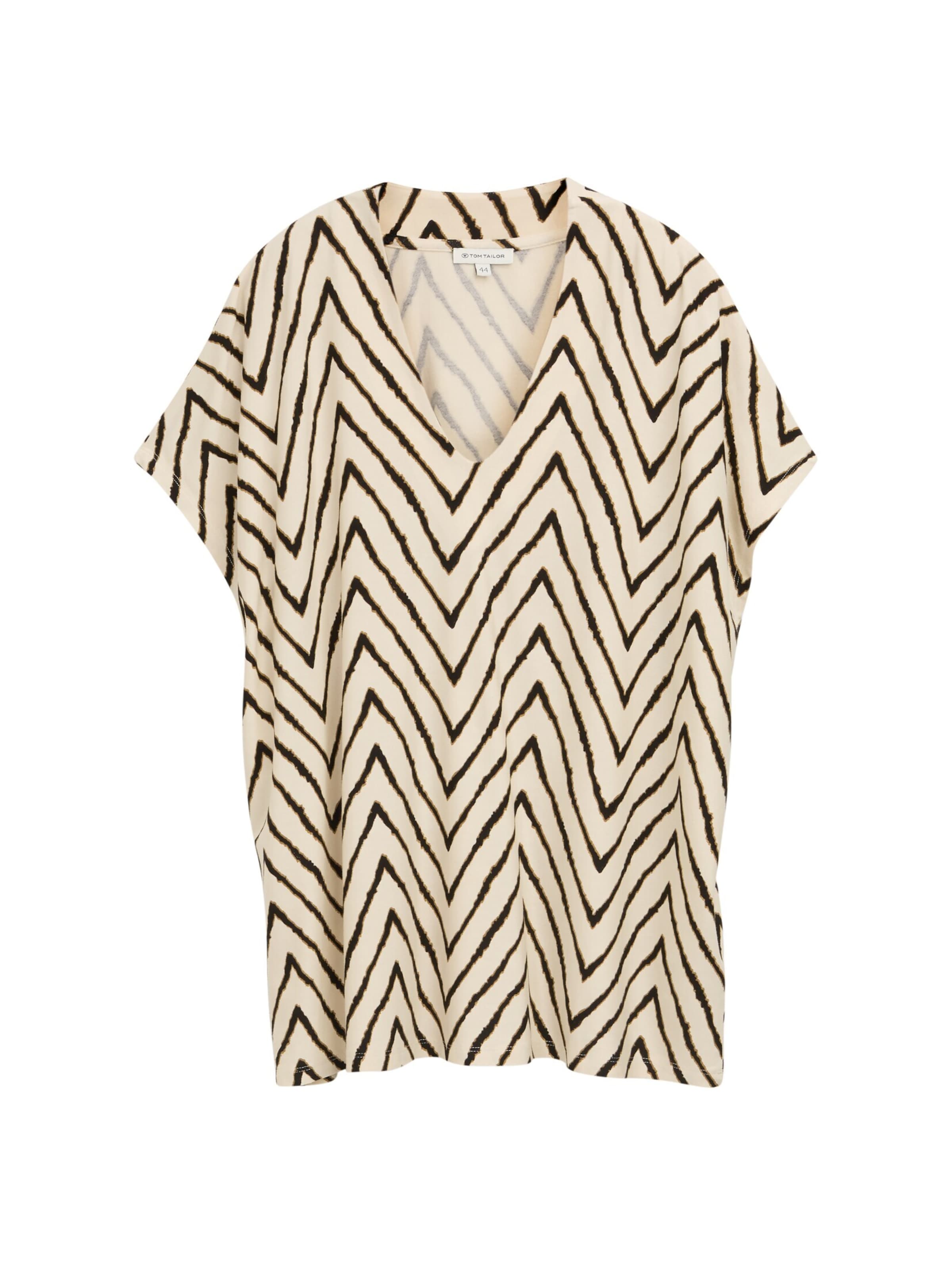 Tom Tailor Women + Shirt in Beige: voorkant