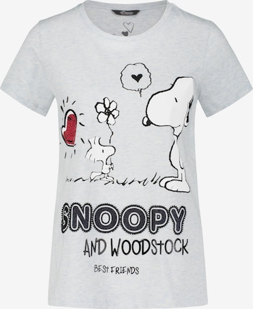 PRINCESS GOES HOLLYWOOD Shirt 'SNOOPY AND WOODSTOCK' in Grey: front