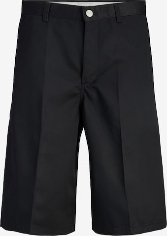 JACK & JONESWide Leg/ Široke nogavice Hlače na crtu 'JPSTOWEN DREW' - crna boja: prednji dio