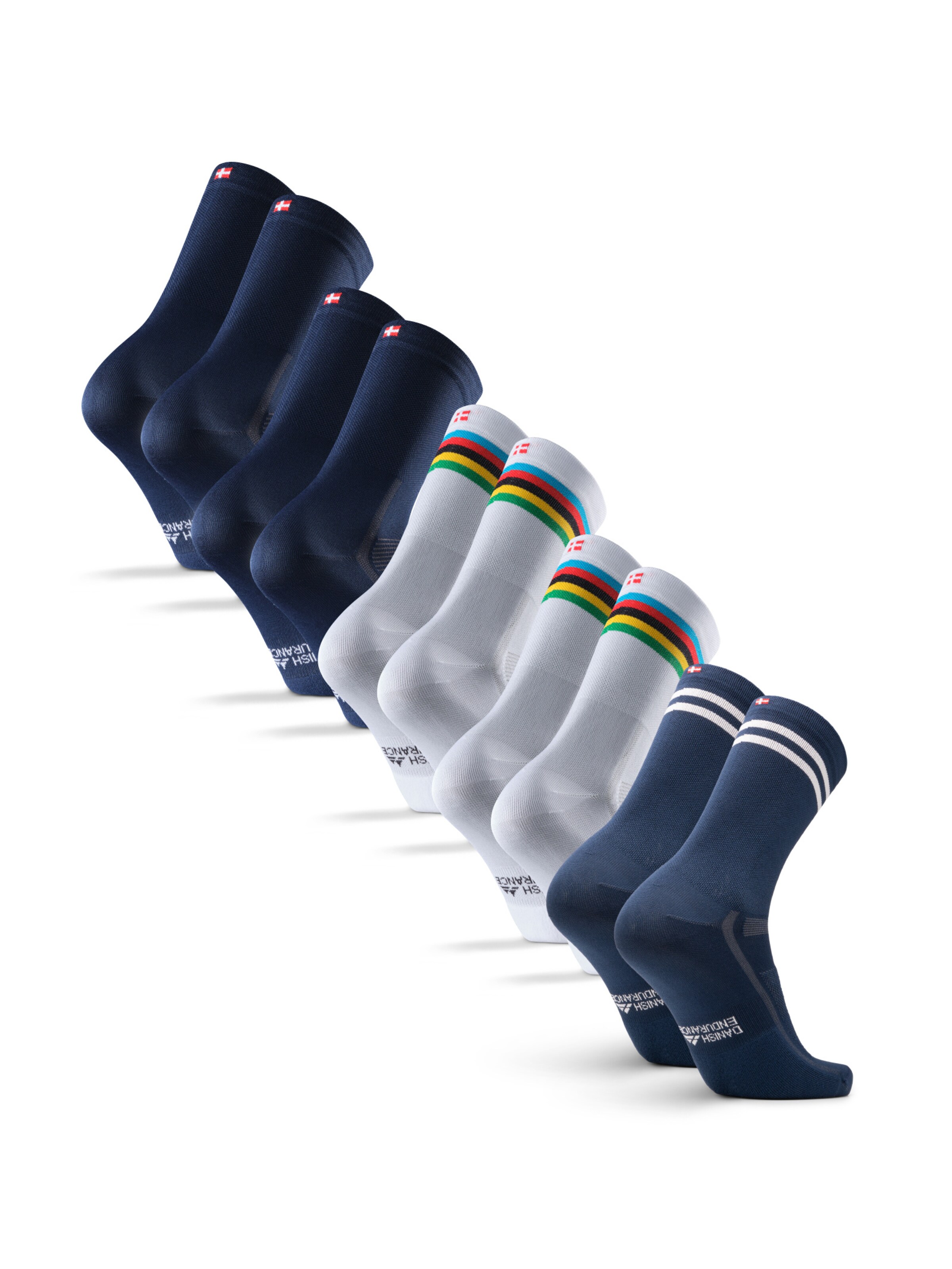 DANISH ENDURANCE Sportsokken 'long cycling ' in Gemengde kleuren