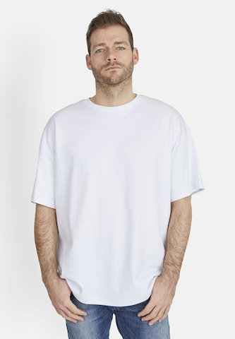 T-Shirt Steffen Klein en blanc : devant