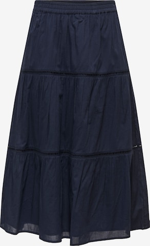 Jupe 'ONLIsabella' ONLY en bleu : devant