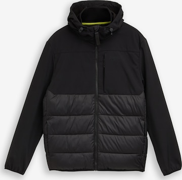 TOM TAILOR DENIM - Chaqueta de entretiempo en negro: frente