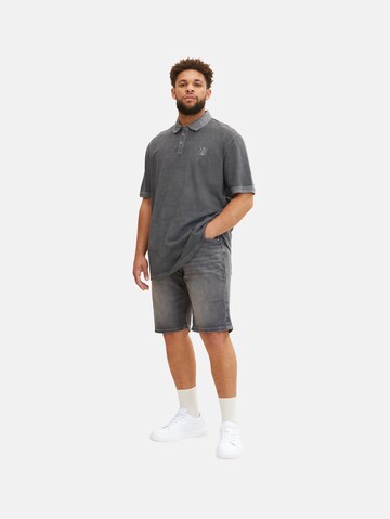 TOM TAILOR Men + Regular Shorts in Grau