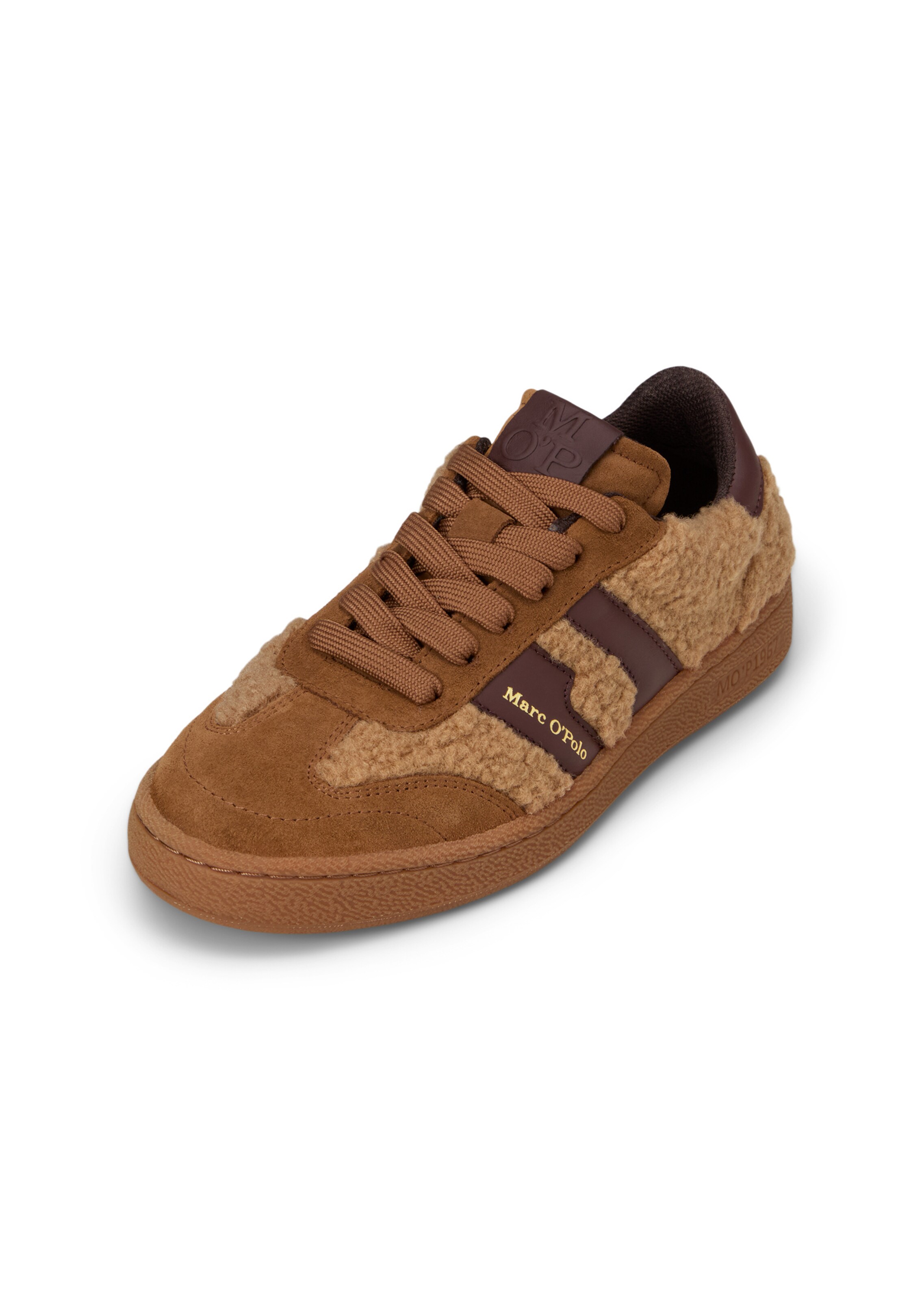 Marc O'Polo Sneaker 'Court' in Beige: Vorderseite