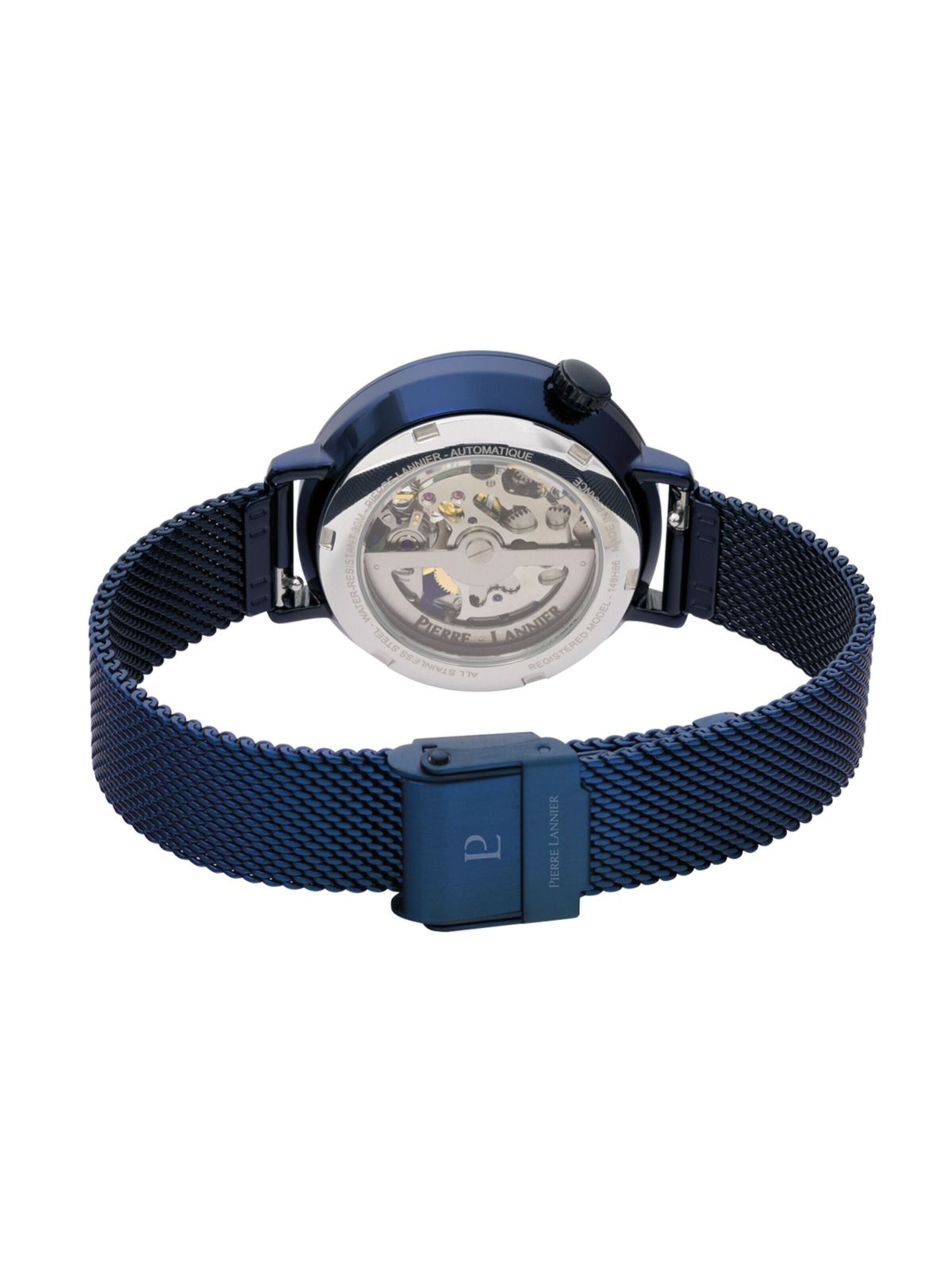 Montre à affichage analogique 'Pierre Lannier - Automatic watch Australe - Automatic watch movement - Watch case width: 35 mm' Pierre Lannier en bleu
