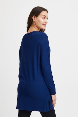 Fransa Pullover 'Blume Tu 4' in Blau