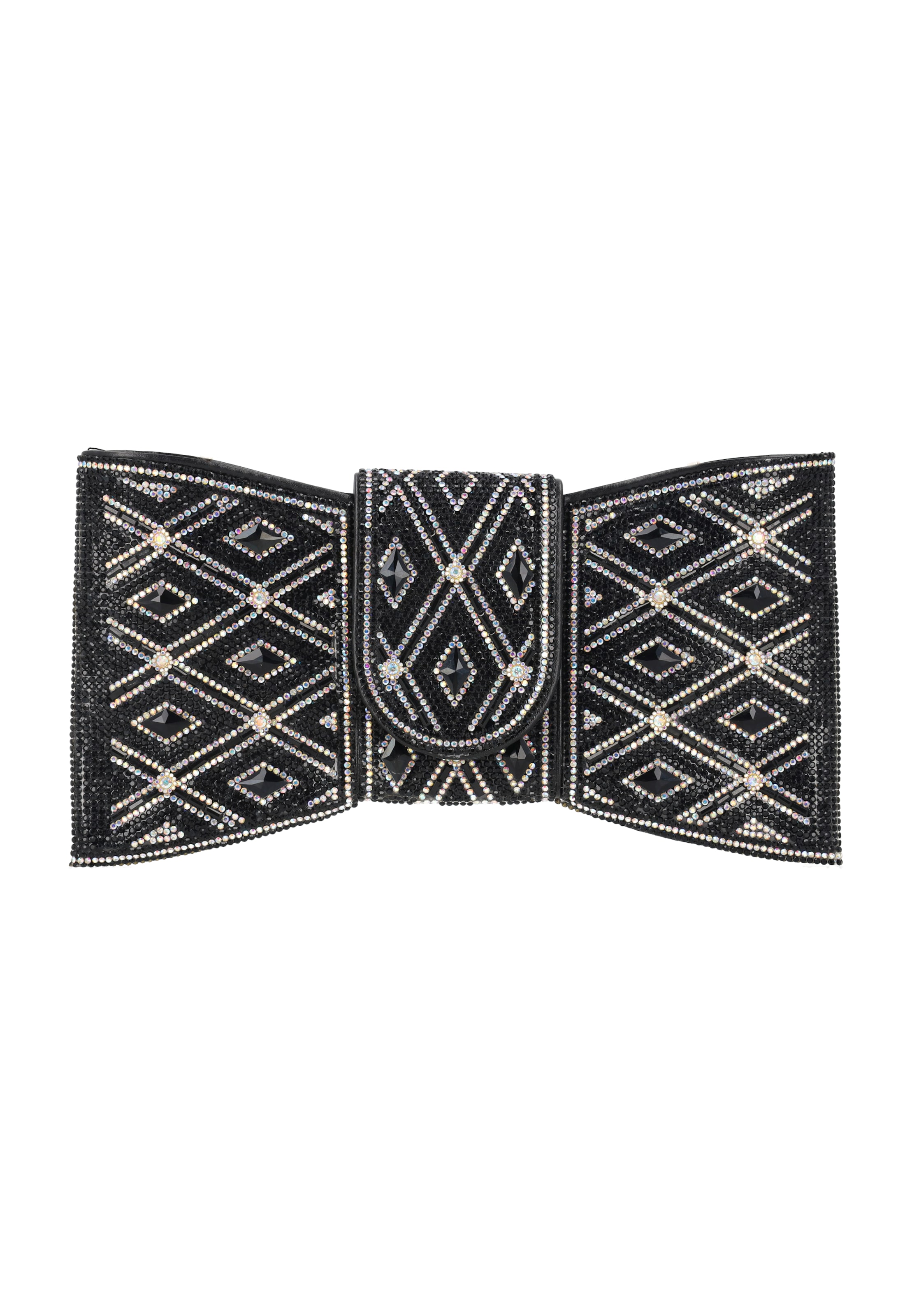 usha BLACK LABEL Clutch in Black: front