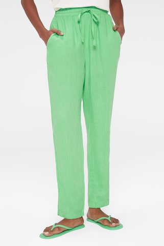 SENSES.THE LABEL Regular Pants in Green: front