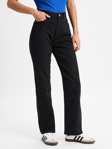 HUGO Wide leg Broek ' Elyah ' in Zwart