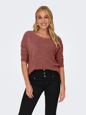 Pull-over 'ALBA' ONLY en rose : devant