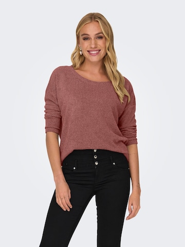 Pull-over 'ALBA' ONLY en rose : devant