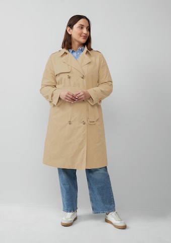 Manteau mi-saison s.Oliver en beige : devant