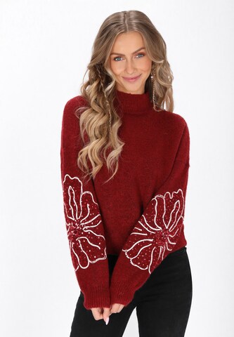 IZIA Pullover in Rot: Vorderseite