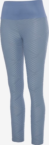LASCANA ACTIVE Skinny Fit Спортен панталон в синьо