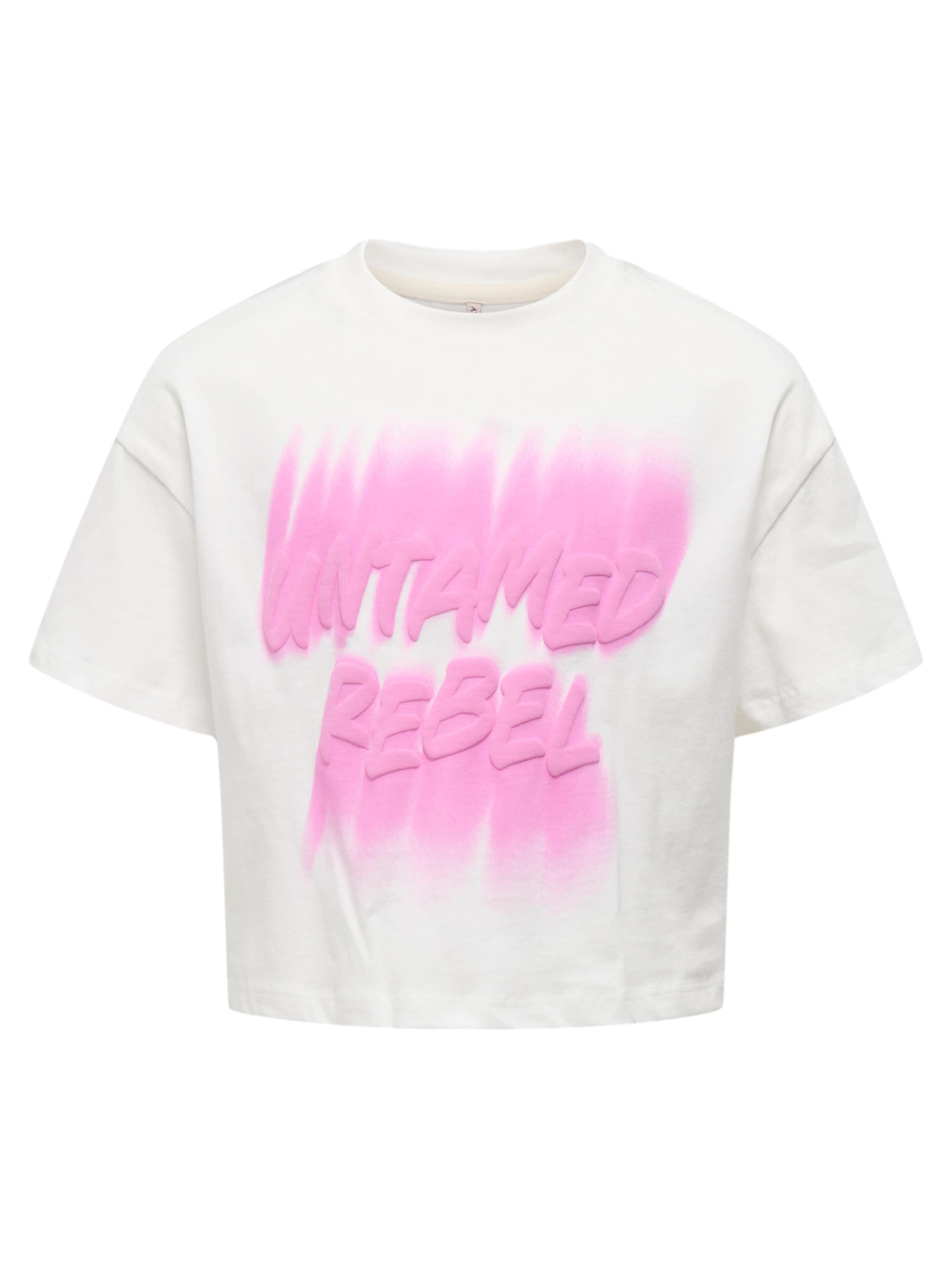 Maglietta 'Daphne Life' di ONLY GIRLS in bianco: frontale