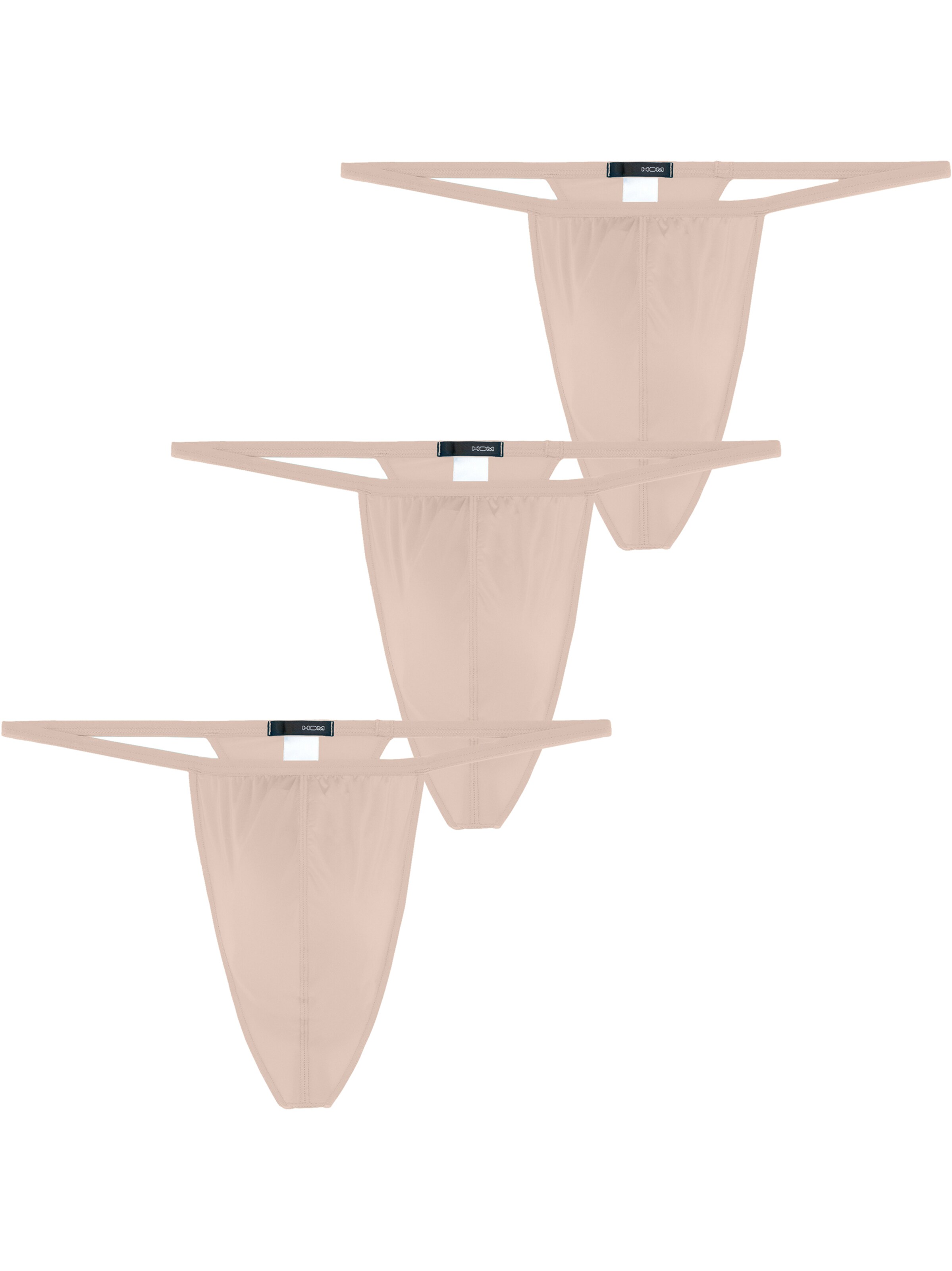 HOM G-String ' Plumes ' in Beige: Vorderseite