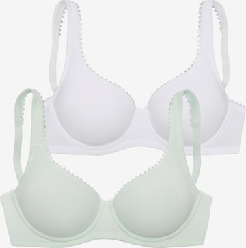 Invisible Soutien-gorge PETITE FLEUR en vert : devant