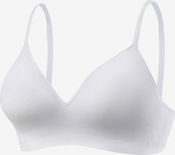 LASCANA Push-up Bra in White: front