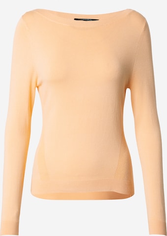 Pull-over COMMA en orange : devant