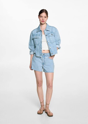 MANGO TEEN Übergangsjacke 'Starc' in Blau