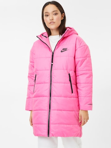 Manteau mi-saison Nike Sportswear en rose : devant