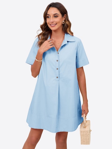 Imily Bela Shirt dress in Blue: front