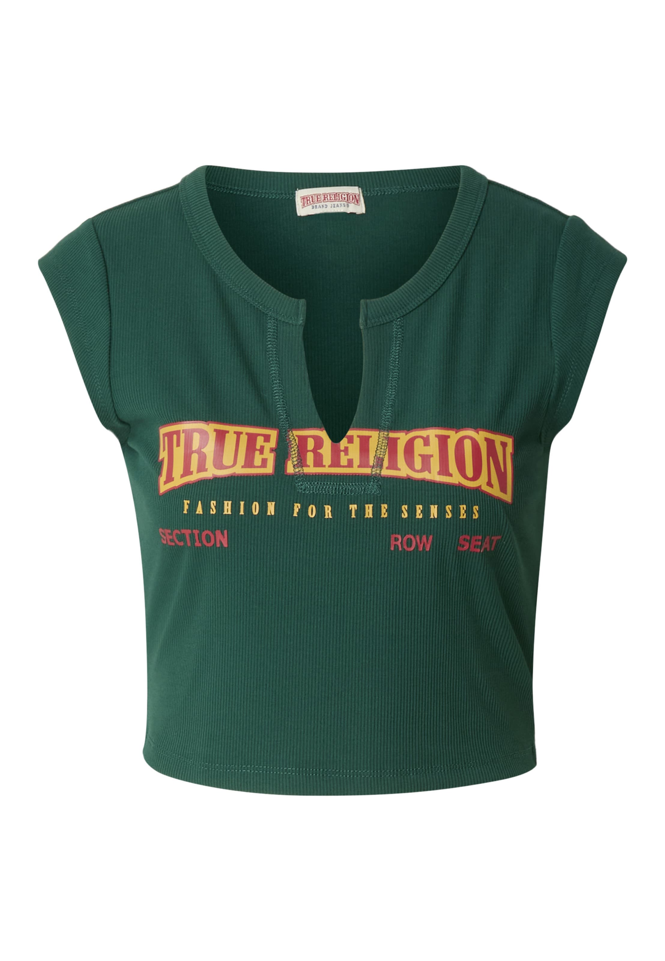 Maglietta di True Religion in verde: frontale