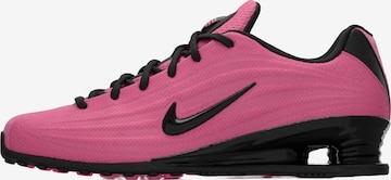 Baskets basses 'SHOX Z' Nike Sportswear en rose : devant