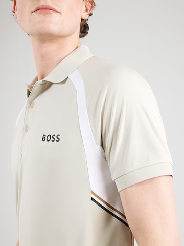 BOSS - Camiseta funcional 'Spin' en beige