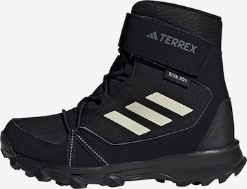 ADIDAS TERREX Bootsit 'Snow Hook-And-Loop' värissä musta: edessä