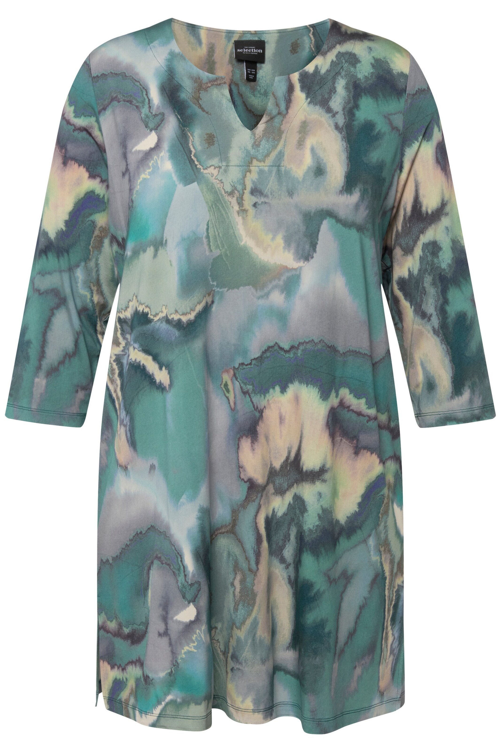 Ulla Popken Tunika in Mischfarben: Vorderseite