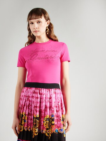 Versace Jeans Couture Shirt in Roze: voorkant