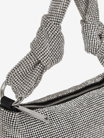 Karl Lagerfeld Handtasche 'Evening' in Silber