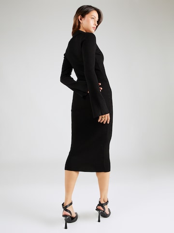 Gina Tricot Pletena obleka | črna barva