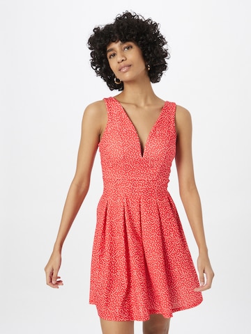 WAL G. Cocktail dress 'HALO' in Red: front