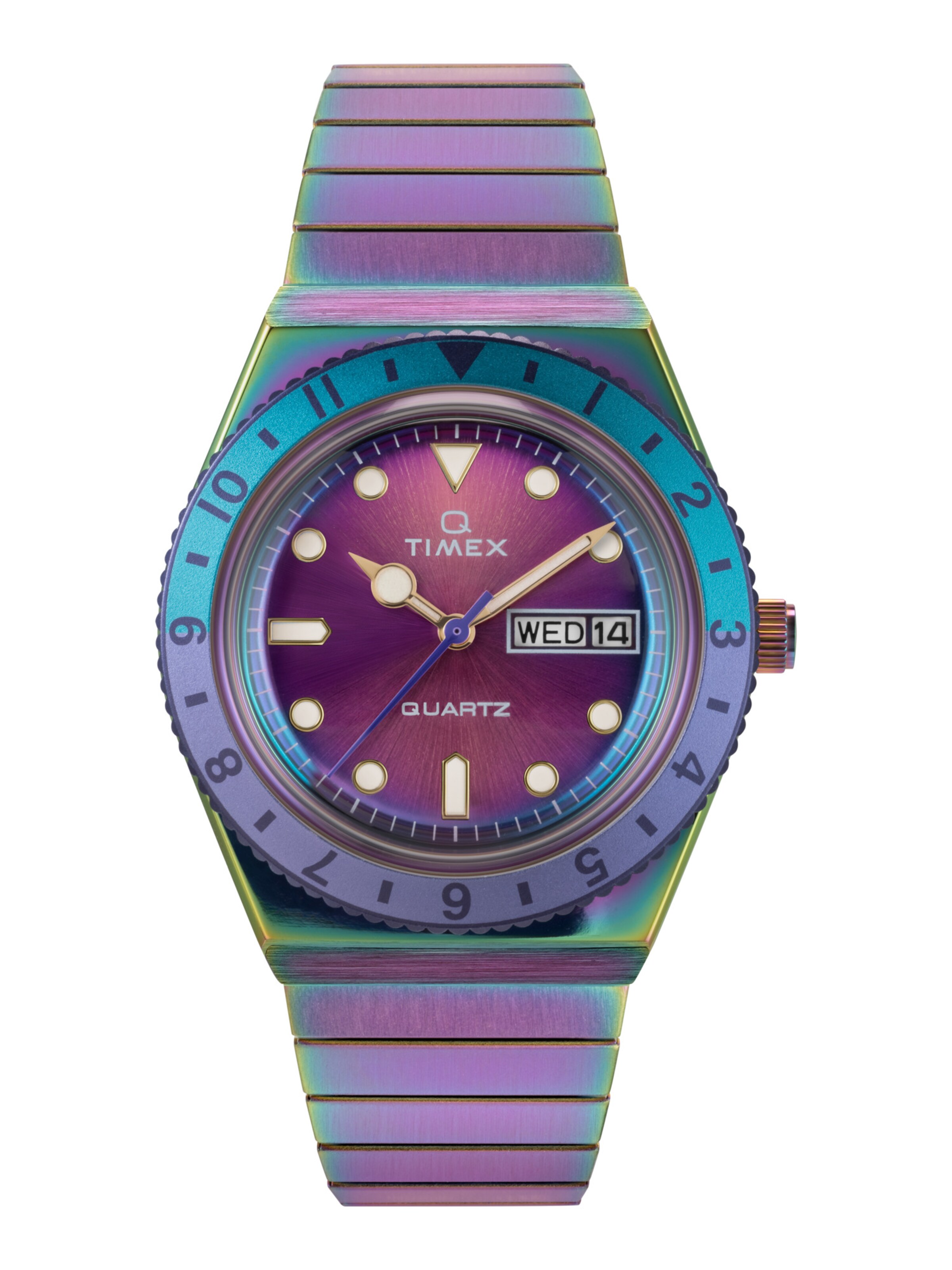 TIMEX Analogt ur i lilla: forside