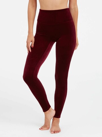 SPANX Leggings in Red: front