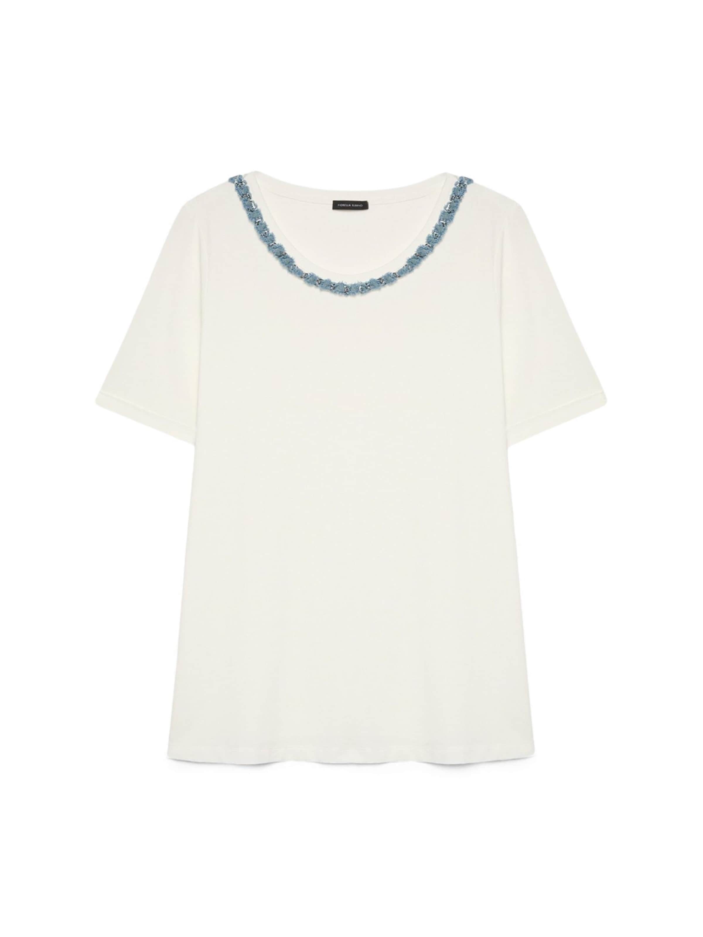 Fiorella Rubino - Camiseta en blanco: frente