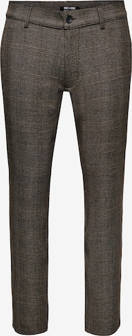 Only & Sons Broek 'Mark' in Bruin: voorkant