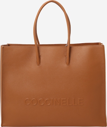 Coccinelle Shopper in Brown: front