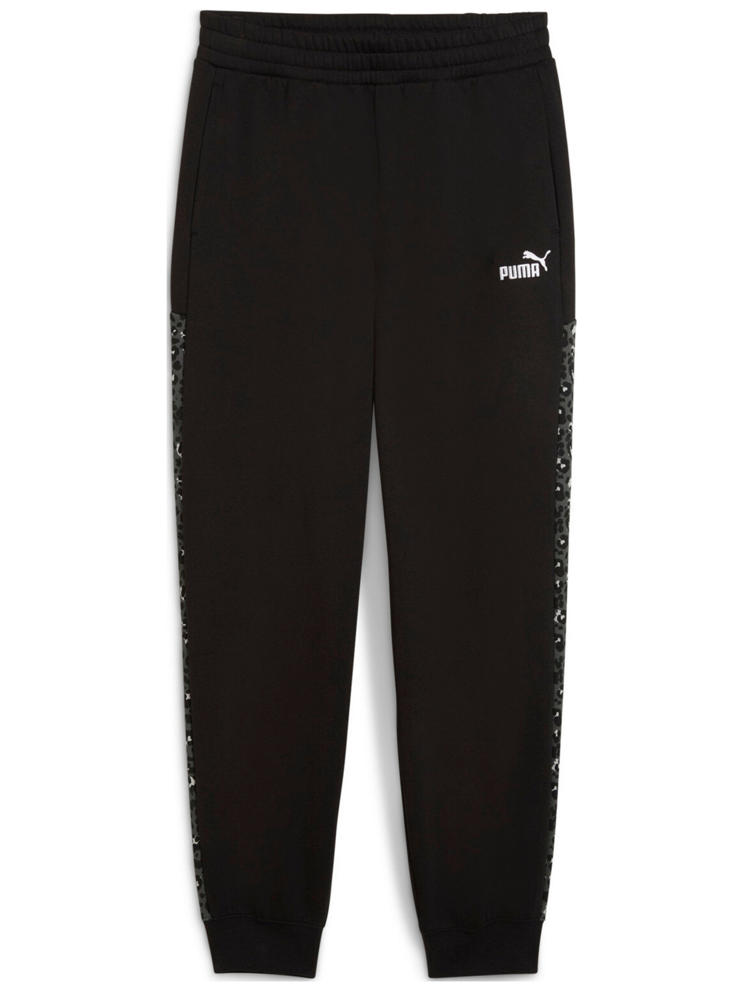 PUMA Sporthose 'Puma Ess Graphic Animal Comfort High-waist Sweatpants'‌‌‌‌ in XXS in schwarz, Produktansicht
