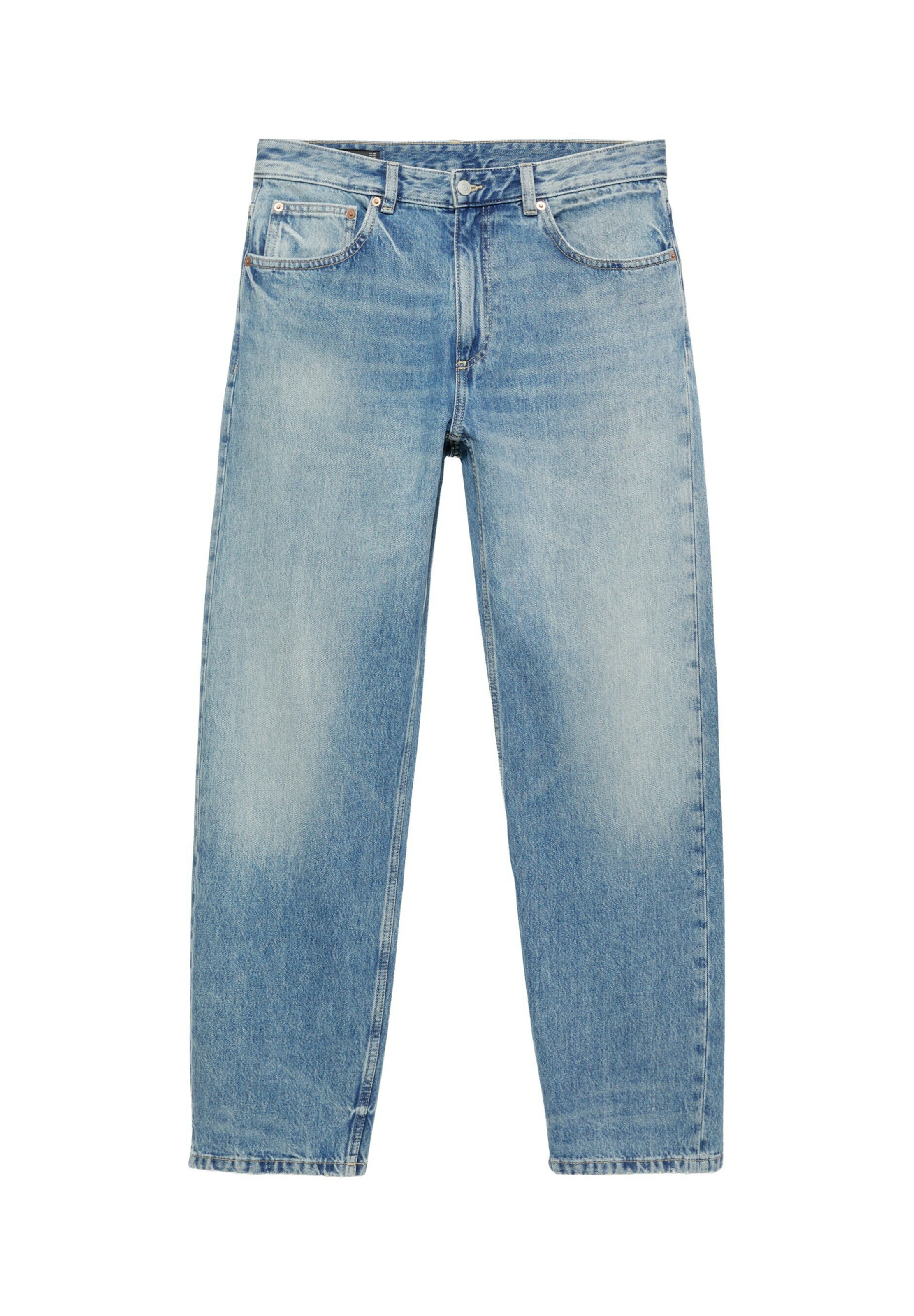 Pull&Bear Loose fit Jeans in Blue: front