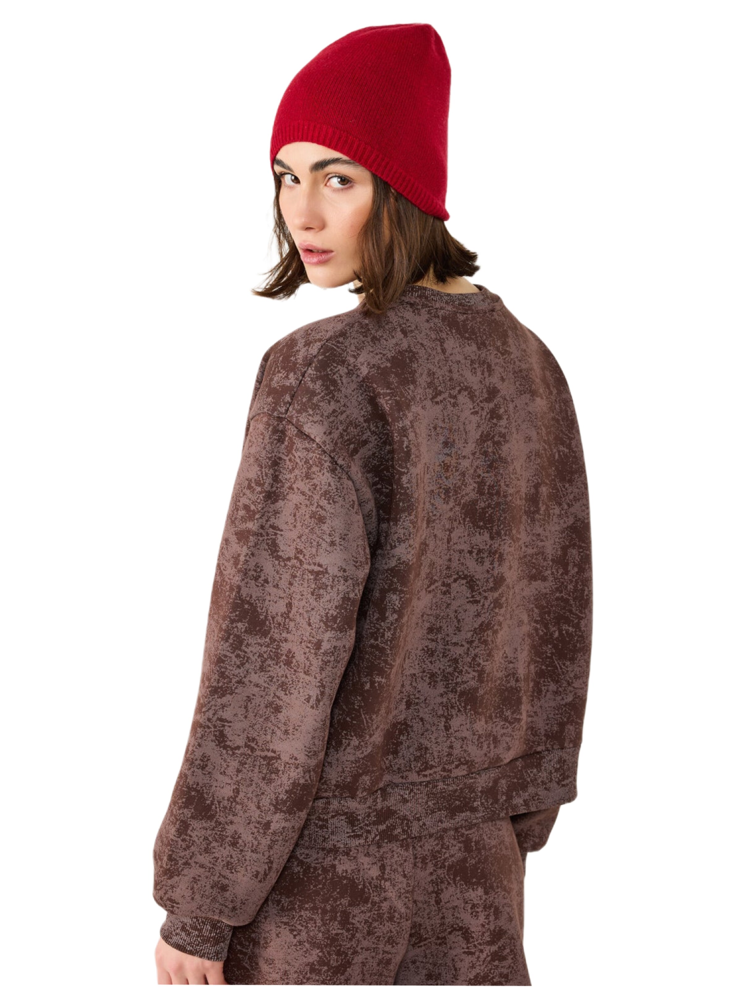 No Matter What Sweatshirt in Braun