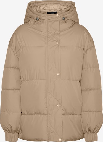 VERO MODA - Chaqueta de invierno 'Electra' en marrón: frente