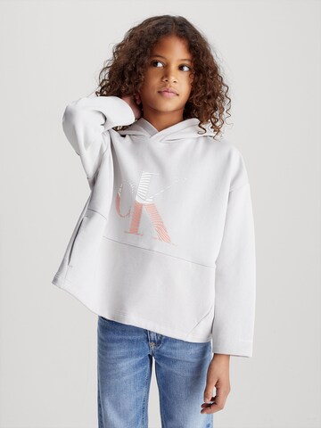 Calvin Klein Jeans Sweatshirt 'Terry' in Grey: front