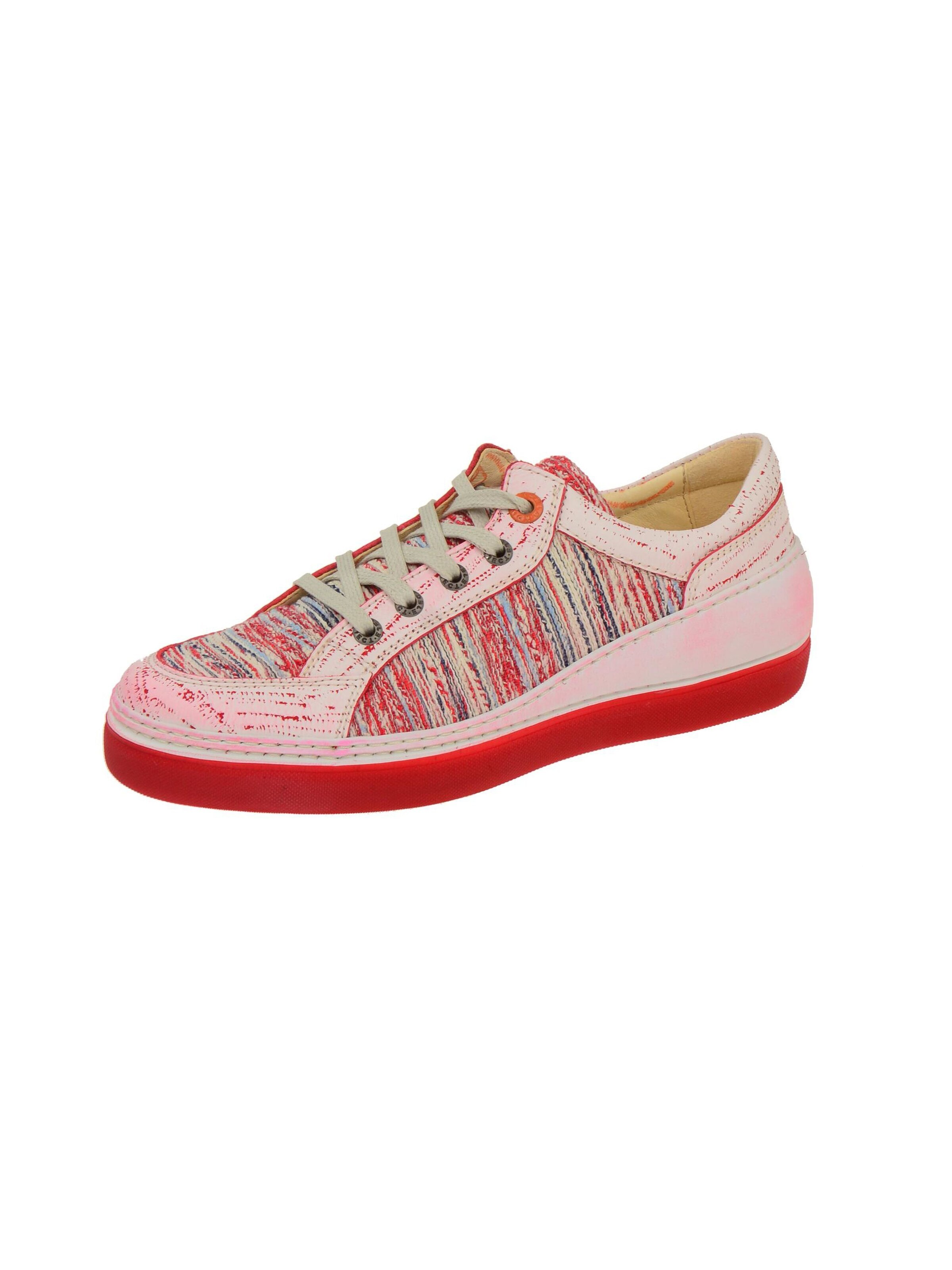 EJECT Schnürschuh 'Eject Feeling Schuhe weiß rot Damen'‌‌‌‌‌‌ in Rot: Vorderseite