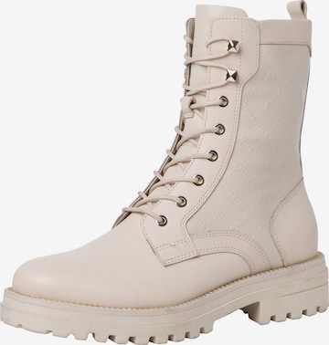 TAMARIS Schnürstiefelette in Beige: predná strana