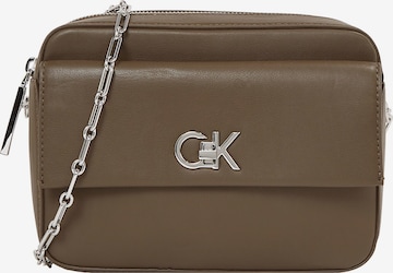 Calvin Klein Crossbody Bag in Green: front